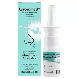 LEVOCAMED 0,5 mg/ml suspension til næsespray, 5 ml