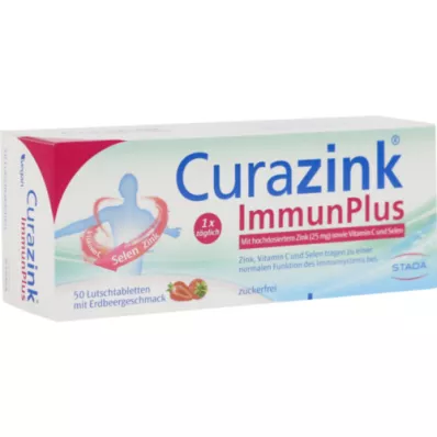 CURAZINK ImmunPlus sugetabletter, 50 stk