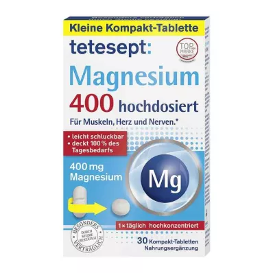 TETESEPT Magnesium 400 højdosistabletter, 30 stk
