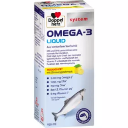 DOPPELHERZ Omega-3 flydende system, 150 ml