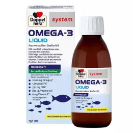 DOPPELHERZ Omega-3 flydende system, 150 ml