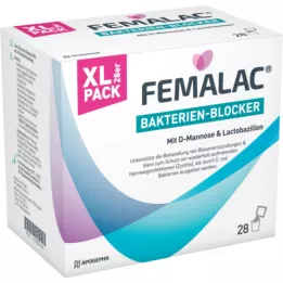 FEMALAC Bakterieblokeringspulver, 28 stk