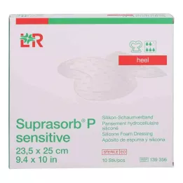 SUPRASORB P sensitiv PU-Skumhæl bor.23,5x25, 10 stk