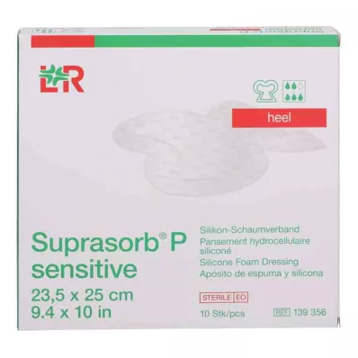 Suprasorb P sensitiv PU-skum hæl bor.23,5x25, 10 stk