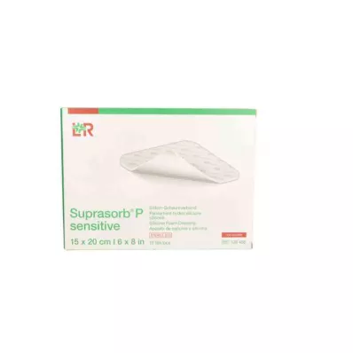 Suprasorb P følsomt PU-skum ikke-bor 15x20cm, 10 stk