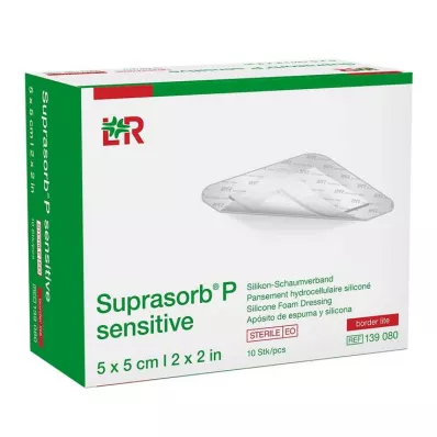 Suprasorb P sensitiv PU-Schaumv.bor.lite 5x5cm, 10 stk Suprasorb P sensitiv PU-Schaumv.bor.lite 5x5cm, 10 stk