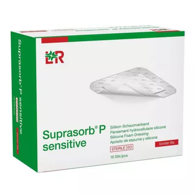 Suprasorb P sensitiv PU-Schaumv.bor.lite 10x10cm, 10 stk