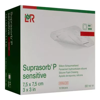 Suprasorb P sensitiv PU-Schaumv.bor.lite 7,5x7,5, 10 stk