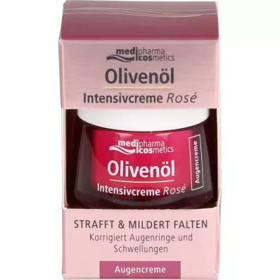 OLIVENÖL INTENSIVCREME Rose øjencreme, 15 ml