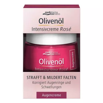 OLIVENÖL INTENSIVCREME Rose øjencreme, 15 ml