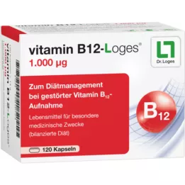VITAMIN B12-LOGES 1.000 μg kapsler, 120 kapsler