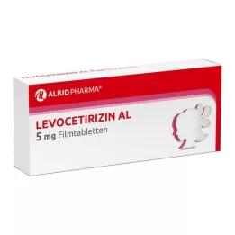LEVOCETIRIZIN AL 5 mg filmovertrukne tabletter, 50 stk