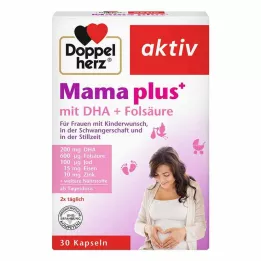 DOPPELHERZ Mum plus med DHA+folinsyrekapsler, 30 stk