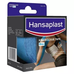 HANSAPLAST Sportskinesiologitape 5 cmx5 m blå, 1 stk