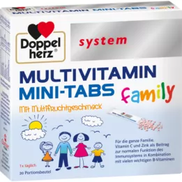 DOPPELHERZ Multivitamin Mini-Tabs familiesystem, 20 stk