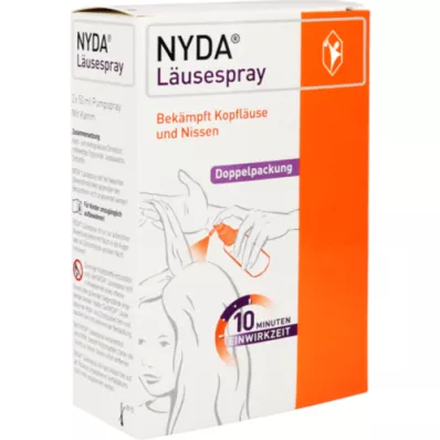 NYDA Lusespray, 2X50 ml