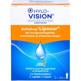 HYLO-VISION SafeDrop Lipocur øjendråber, 2X10 ml