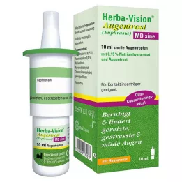 HERBA-VISION Øjentrøst MD sine øjendråber, 10 ml