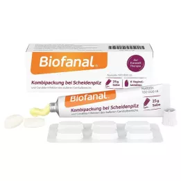 BIOFANAL Kombinationspakke til vaginal mykose Vagtab + salve, 1 P