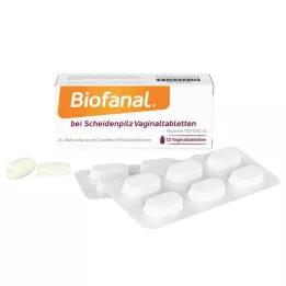 BIOFANAL til vaginal mykose 100 000 I.U. vaginaltabletter, 12 stk