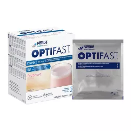 OPTIFAST Drikkejordbærpulver, 8X55 g