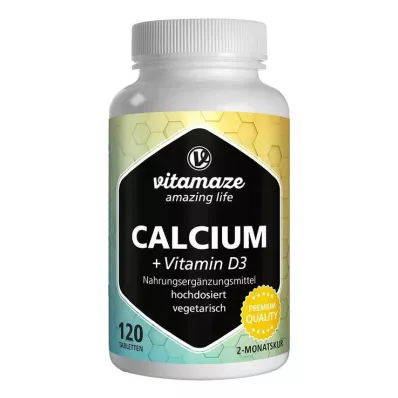 CALCIUM D3 600 mg/400 I.E. vegetariske tabletter, 120 stk