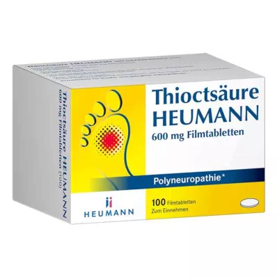 THIOCTSÄURE HEUMANN 600 mg filmovertrukne tabletter, 100 stk