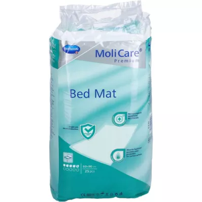 MOLICARE Premium Bed Mat 5 drops 60x90 cm, 25 stk