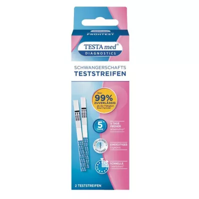 TESTAMED Tidlige graviditetsteststrimler, 1 stk