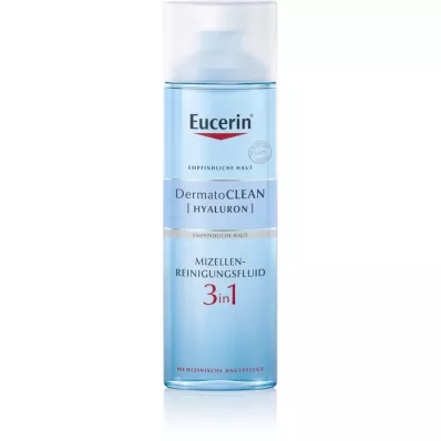 EUCERIN DermatoCLEAN Hyal.Miz.Cleansing Fluid 3-i-1, 200 ml