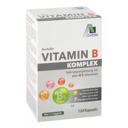 VITAMIN B KOMPLEX kapsler, 120 kapsler