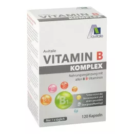 VITAMIN B KOMPLEX kapsler, 120 kapsler