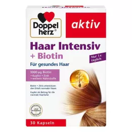 DOPPELHERZ Hair Intensive+Biotin-kapsler, 30 kapsler