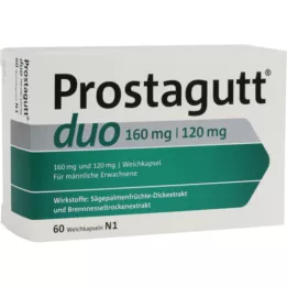 PROSTAGUTT duo 160 mg/120 mg bløde kapsler, 60 stk