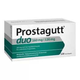PROSTAGUTT duo 160 mg/120 mg bløde kapsler 120 stk, 120 stk