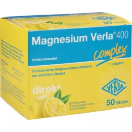 MAGNESIUM VERLA 400 Direct-granulat, 50 stk