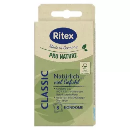 RITEX PRO NATURE CLASSIC Kondomer, 8 stk
