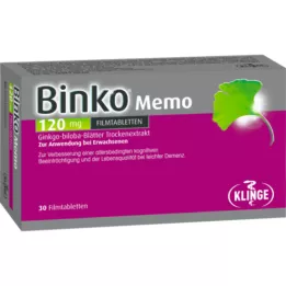 BINKO Memo 120 mg filmovertrukne tabletter, 30 stk