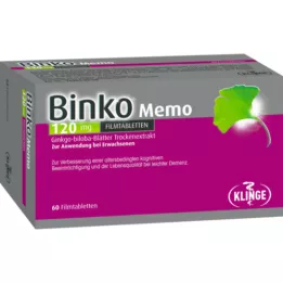 BINKO Memo 120 mg filmovertrukne tabletter, 60 stk