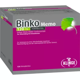 BINKO Memo 120 mg filmovertrukne tabletter, 120 stk