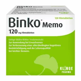 BINKO Memo 120 mg filmovertrukne tabletter, 120 stk