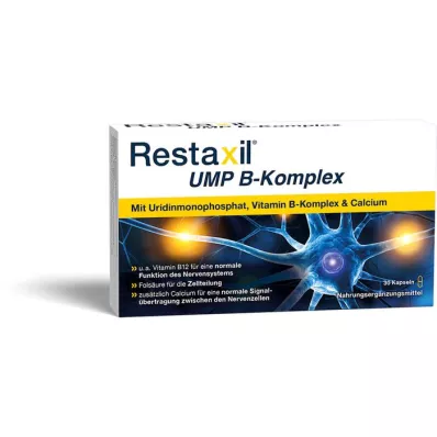 RESTAXIL UMP B-kompleks-kapsler, 30 kapsler