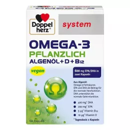 DOPPELHERZ Omega-3 urte system kapsler, 120 kapsler