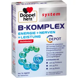 DOPPELHERZ B-kompleks systemtabletter, 60 stk