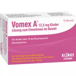 VOMEX En 12,5 mg pædiatrisk oral opløsning i pose, 12 stk