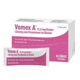 VOMEX En 12,5 mg pædiatrisk oral opløsning i pose, 12 stk