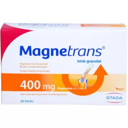 MAGNETRANS 400 mg drikkeligt granulat, 20X5,5 g