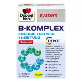 DOPPELHERZ B-kompleks systemtabletter, 120 stk