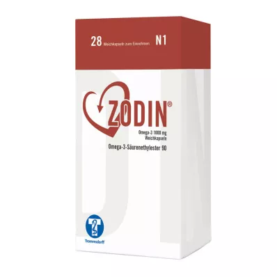 ZODIN Omega-3 1.000 mg bløde kapsler, 28 stk