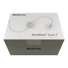 MINIMED Sure-T 8 mm 80 cm infusionssæt, 10 stk